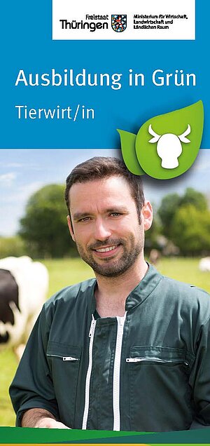 Cover_Flyer Ausbildung in Grün. Tierwirt/in Cover_Flyer Ausbildung in Grün. Tierwirt/in