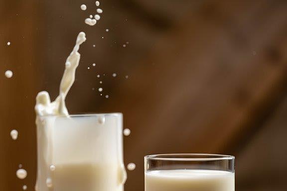 Milch im Glas
